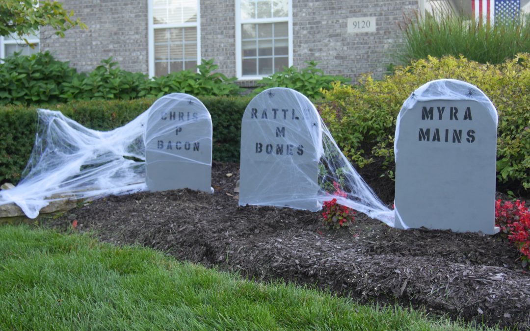 How to Make Halloween Tombstones