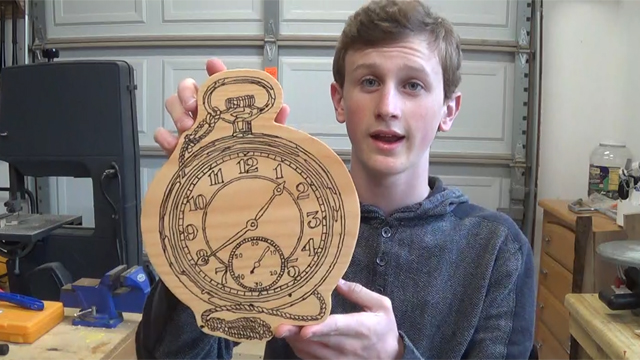 How to Wood Burn a Pocket Watch