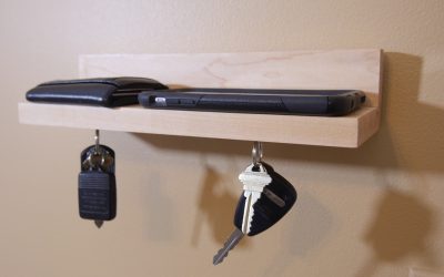 How to Make a Modern Key Rack